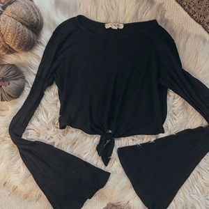 LA hearts crop top